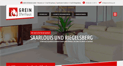 Desktop Screenshot of greinofenhaus.de